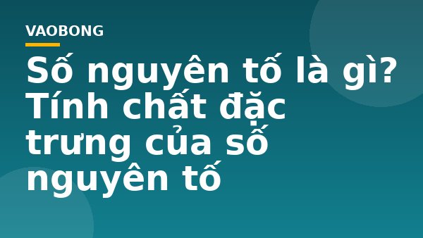 Số nguyên tố là gì? Tính chất đặc trưng của số nguyên tố